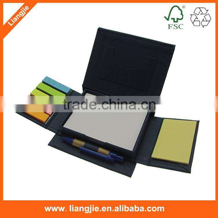 Eco Arrow neon sticky note in Recycled paper Case