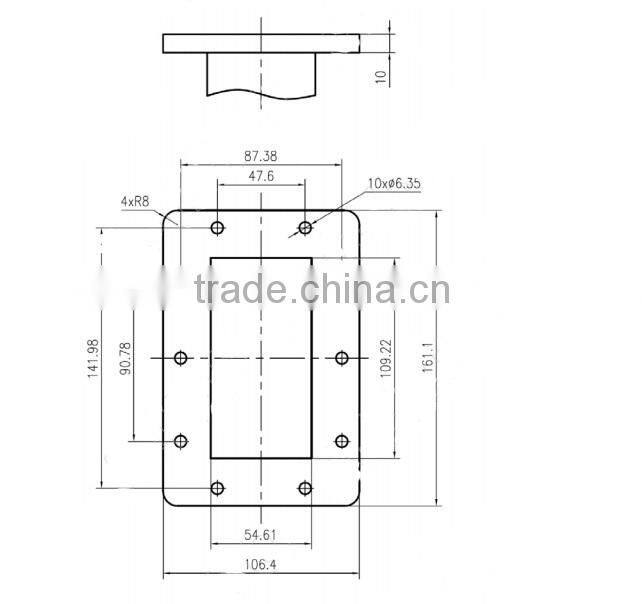 WR430 Coaxial right angel adapter