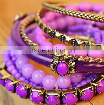 Beautiful blue color summer handmade bracelet