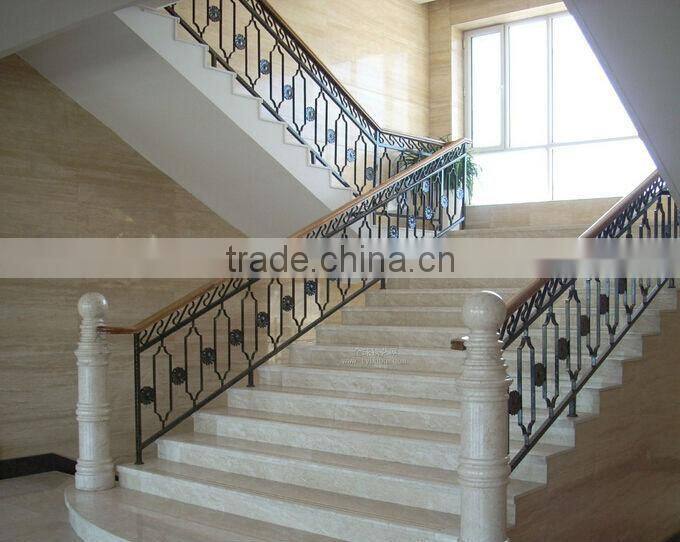 Ornamental wrought iron Stair handrail
