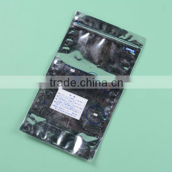 High quality Aluminum metallic laminated plastic zip lock bag