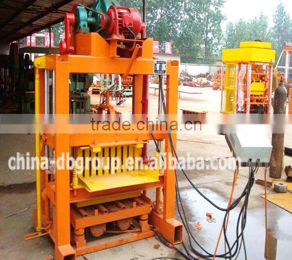 Machine for Small Factory!! Low Investment Cement Concrete Block Making Machine QTJ4-40