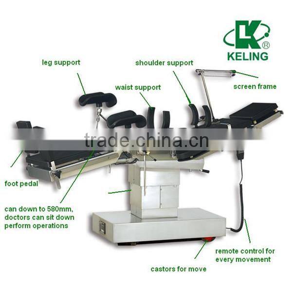 Electric orthopaedic navigation image operation bed(carbon fiber pane