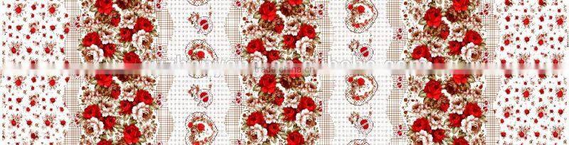 2016 the leastes 100% polyester fabric brushed soft fabric printing romantic fabric