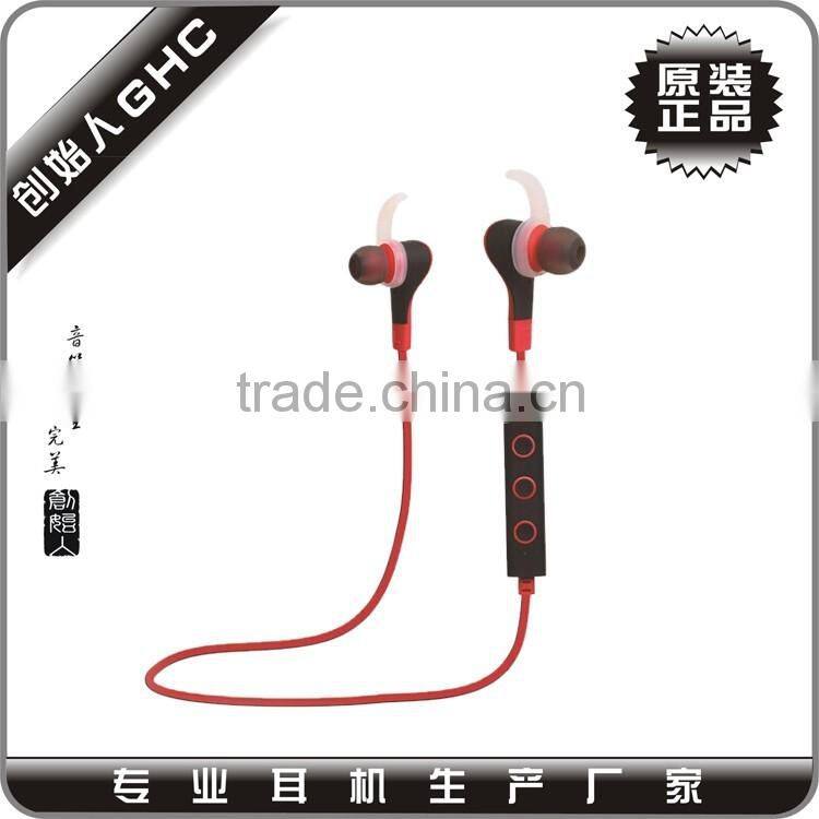 Sedex 4 pillar Audited factory offer bluetooth sport earphone with neckband style