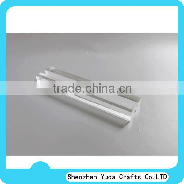 Acrylic frosted base, perspex frozen base, plexiglass milling block