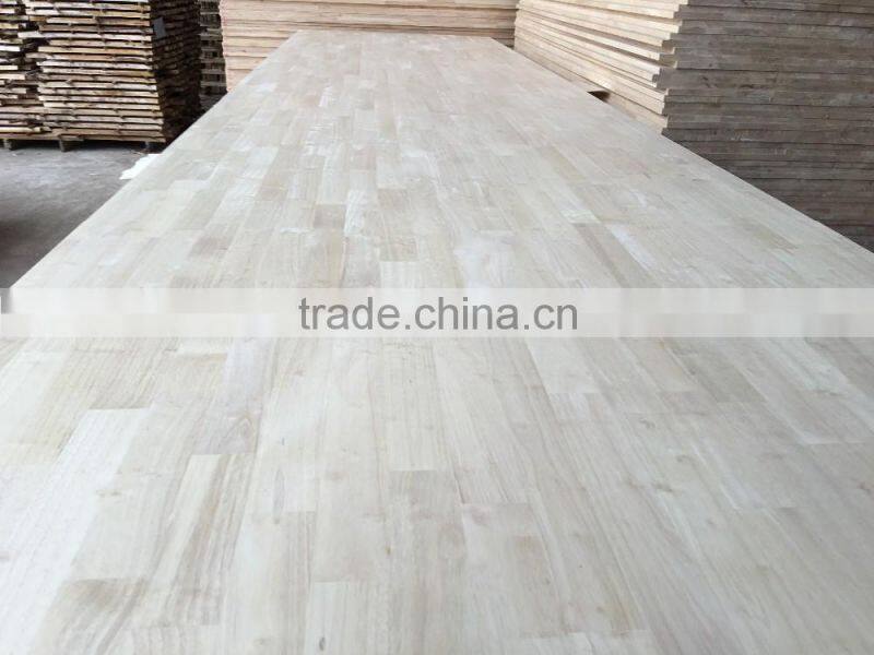 Rubber wood finger joint board/Rubber glued laminated timber