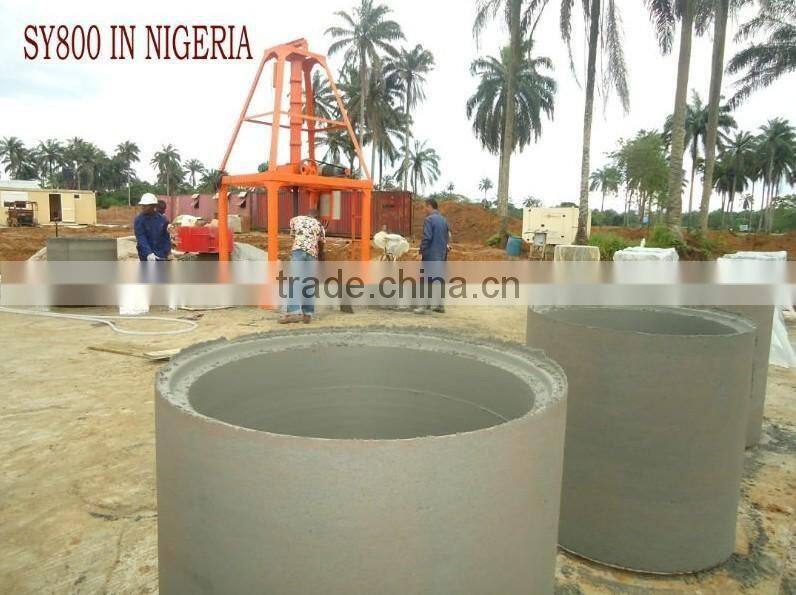 concrete culvert pipe making mold,pre-stressed spun concrete culvert pipe making machine in Qatar
