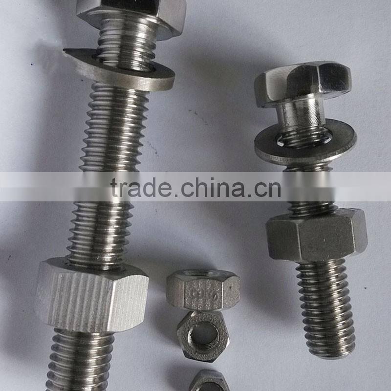 duplex 2205 (S31803/F51/1.4462) China hardware stainless steel standard size bolt and nut