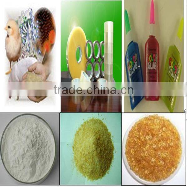 animal gelatin glue industrial grade/gelatin powder/technical gelatin as sealant