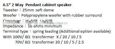 commercail background musical speaker