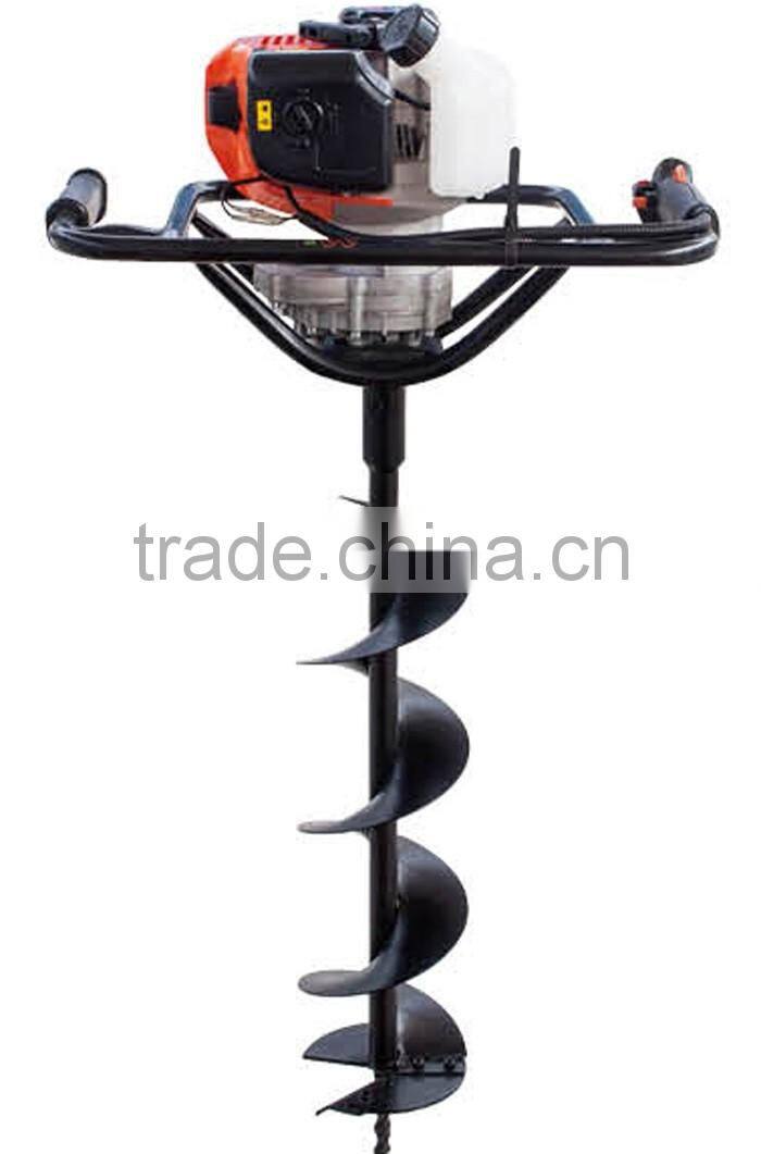 Garden tools gasoline earth auger hole
