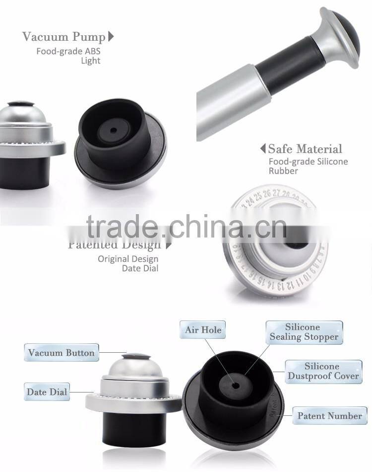 Vacuum piston pump Wine rubber stopper Silicone rubber stopper