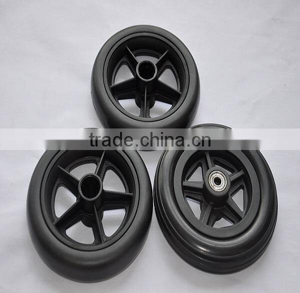 6 inch wide plastic baby pram wheel