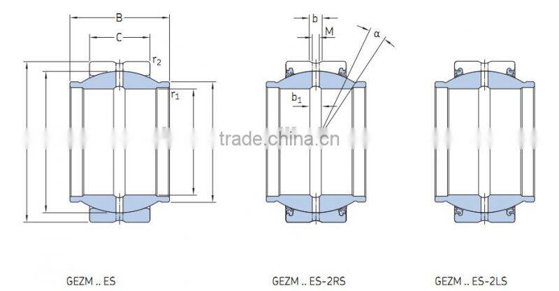 Inch Bearing GEZM300ES Spherical Plain Bearing/Joint Bearing