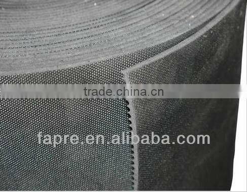 balck grey anti-slip 3mm fine ribbed/corrugated rubber sheet floor