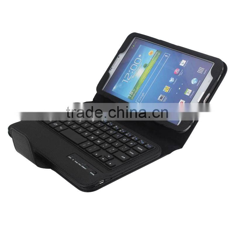 3.0 Bluetooth keyboard for samsung galaxy Note 10.1 N8000/N8010/P5100 silicone Keyboard Leather Case Cover silicone case