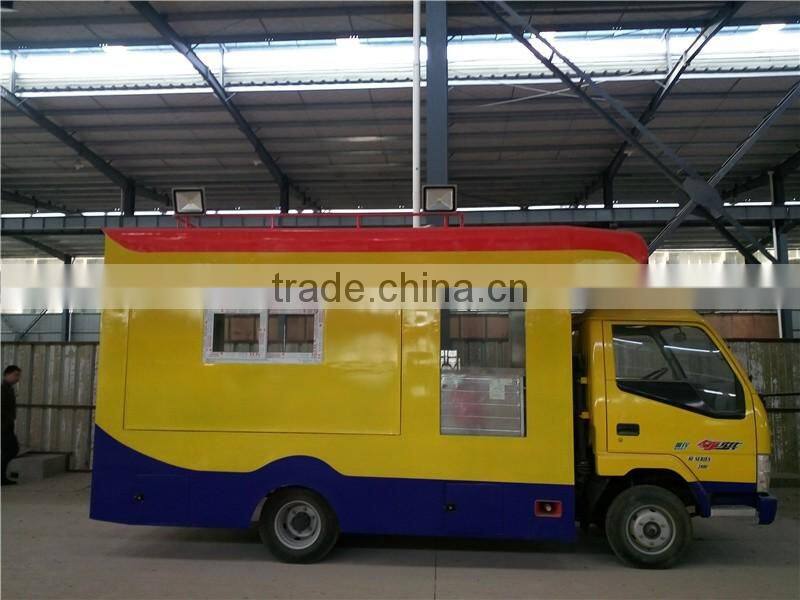 2016 Hot selling Dongfeng mobile pizza food cart price