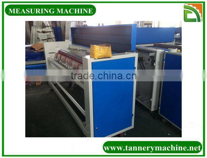 wet blue or finished dry leather stainless steel finish leather measuring machine