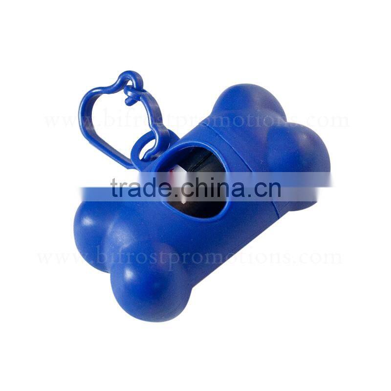 Bone Shaped Plastic Custom dog poop bag dispenser