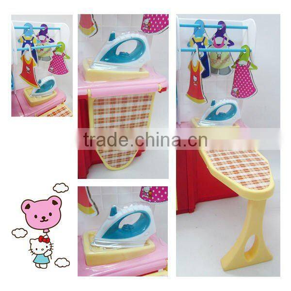 Electric washing room toy with sound and light