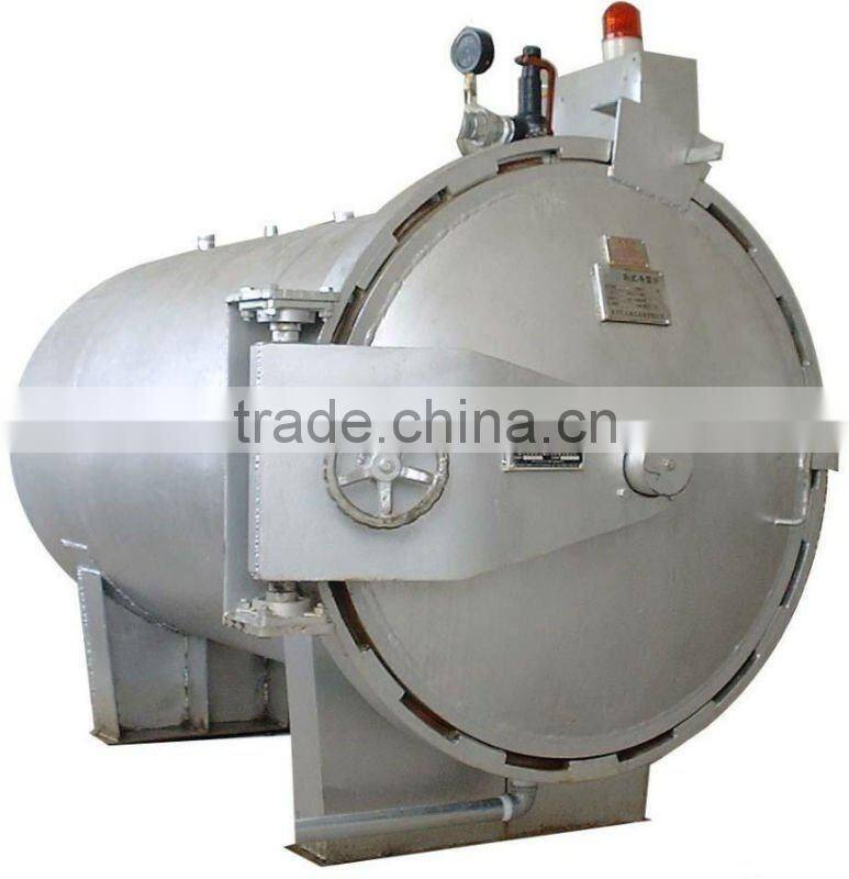 steam heating food sterilizer retort 3CBM capacity made of carbon steel retort sterilizer