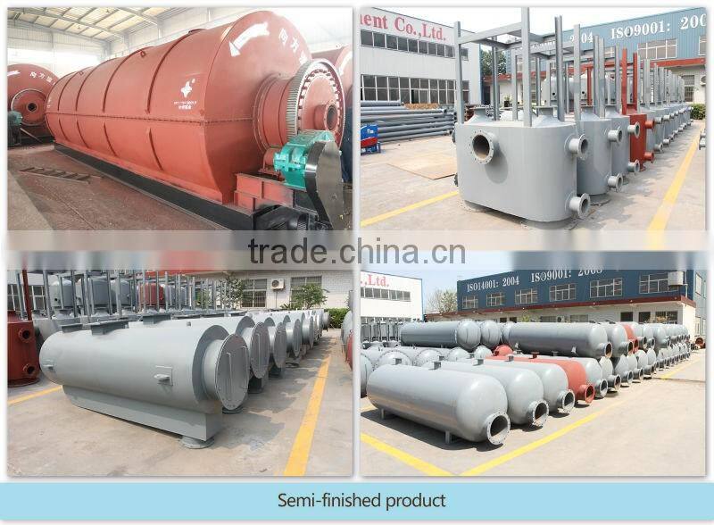Turnkey collect used tires medical waste to oil gas machine