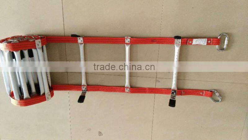 Steel/Canvas/Nylon Fire Escape Emergency Folding Ladder
