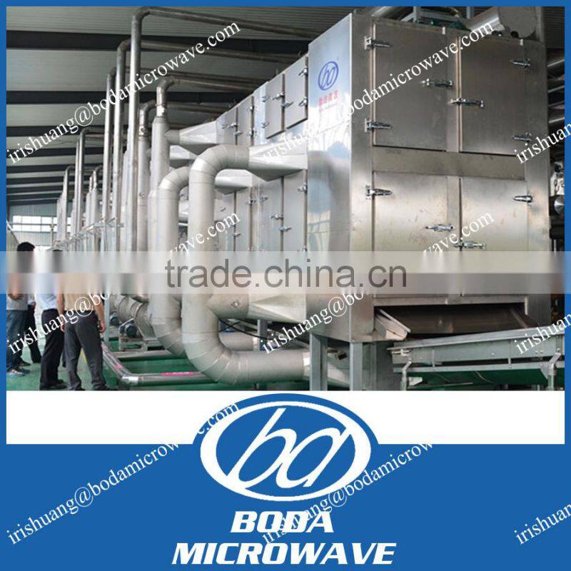 tunnel type industrial hot air apricot belt dryer