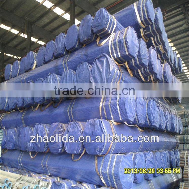 ERW welded carbon steel round pipe/tubes with Oil surface