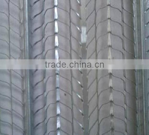 Rib Lath/ formwork mesh /brick mesh/ Corner angle for building,made with galvanized steel plate or 304 stainless steel