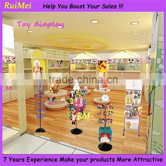 Customized 4-Tier Counter top Metal Wire Stand Rack Eyelash Display