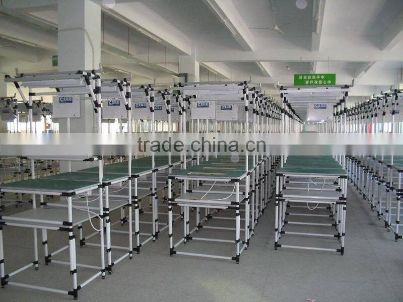 China manufacturer corful lean tube/plastic coated tube/galvanized steel tube
