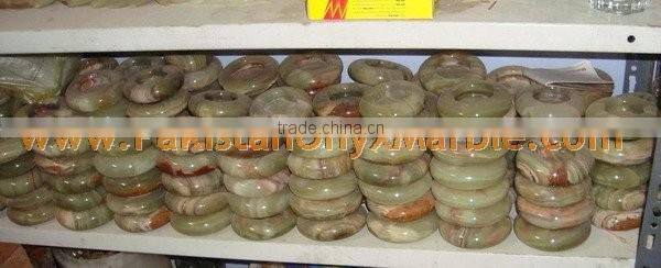 PAKISTAN FACTORY MADE ONYX CIGARETTE ASHTRAY HANDICRAFTS