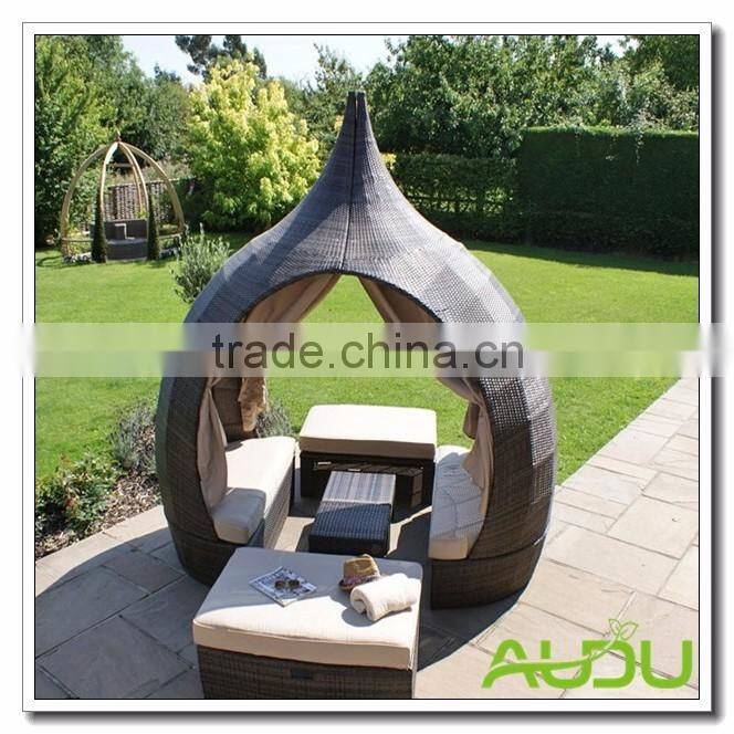 Audu Rattan Outside Wicker Aluminium Garden Outdoor Daybed