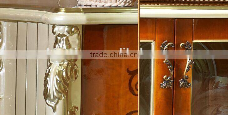 European Fashionable TV Stand, Beautiful Design Wooden TV Cabinet, Palace Living Room TV Stand (BF01-ML049)