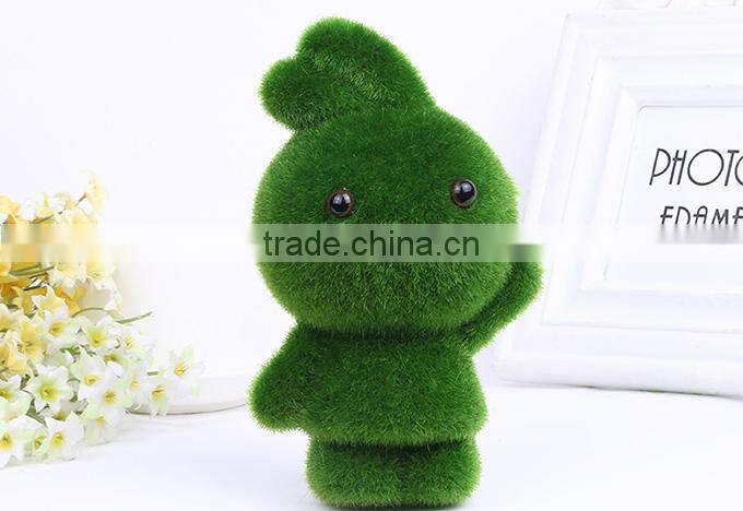 Artificial flocking bubble rabbit toy garden decoration accessories