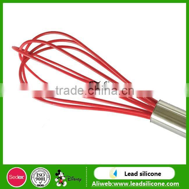 9PCs Red Silicon Kitchen Cooking Utensil Tool Set, Hi-heat Cooking