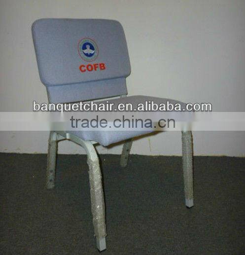 Rental cheap stackable padded church chair