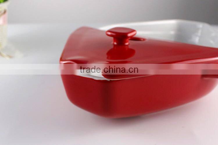 China factory wedding party supplies custom shape ceramic boat dish