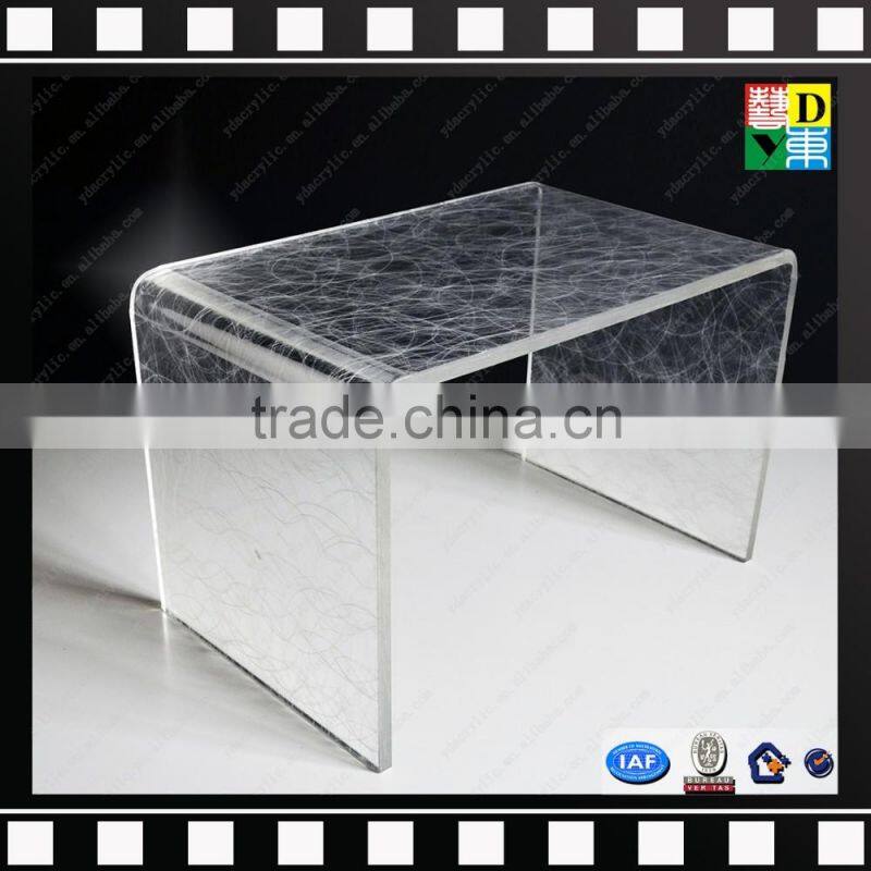 Cheap Wholesale countertop clear acrylic display tables for store/plexiglass nesting table displays