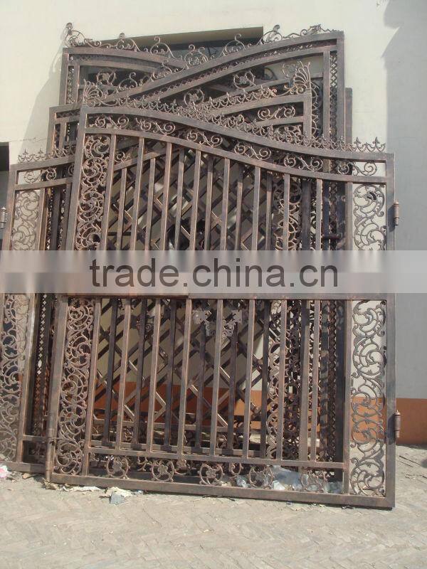 antique decorative wrought iron gates