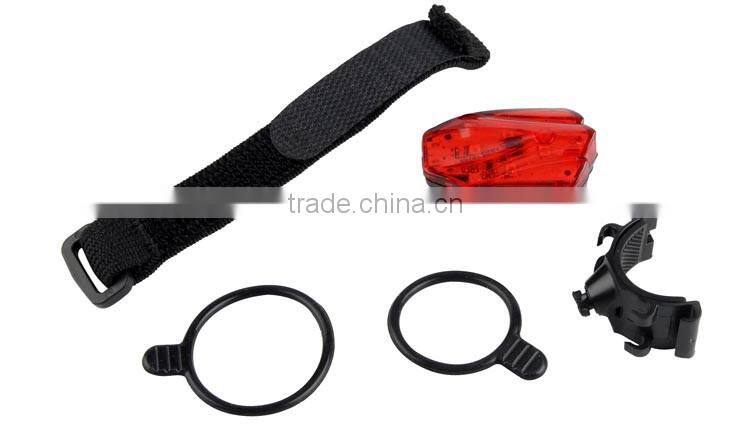 High quality waterproof bike light 4 LED USB safety bicycle rear light