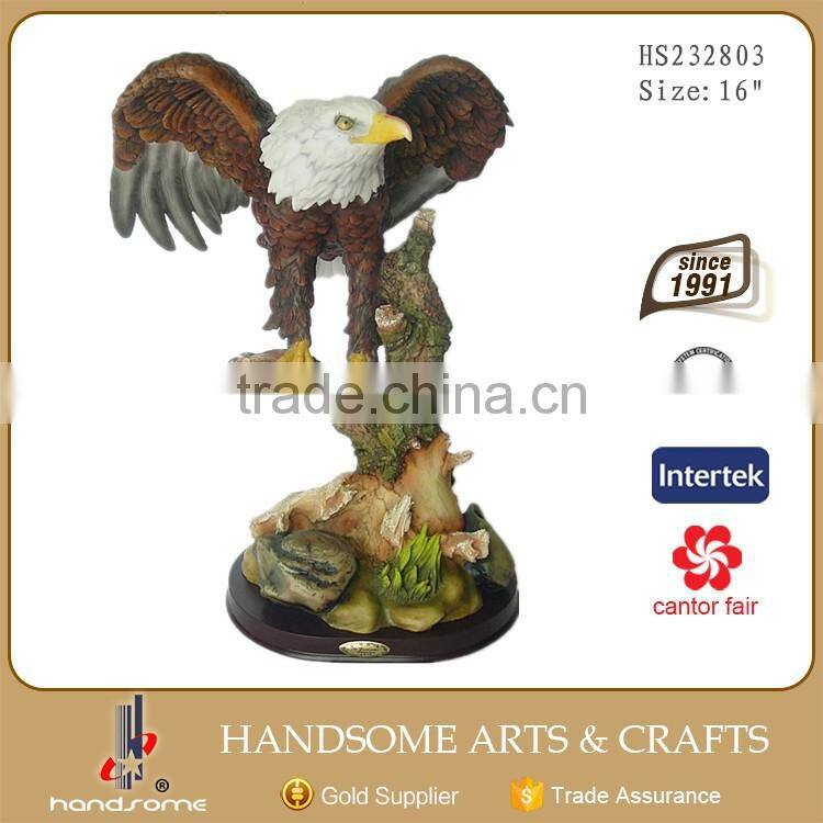 16 Inch Handmade Animal Statue Large Eagle Statues Garden Statue Eagle