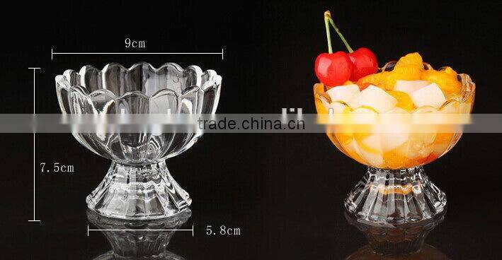 glass ice cream bowl mini glass bowl