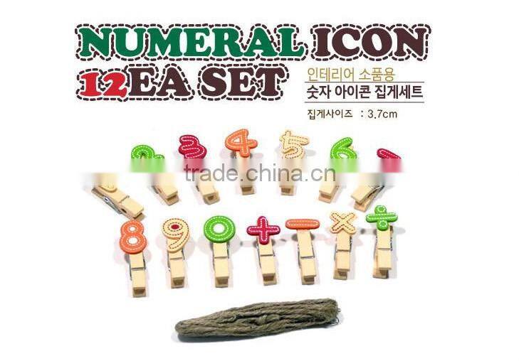 wooden digital memo clip holder