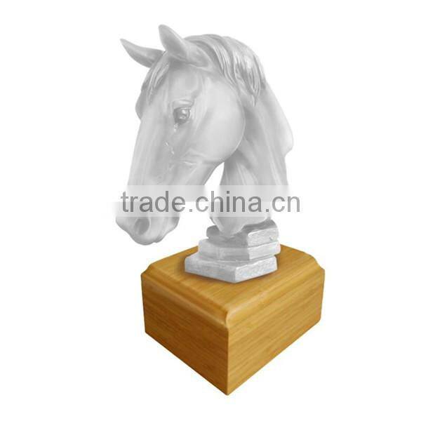 Resin horse wholesale bamboo funeral urs supplier