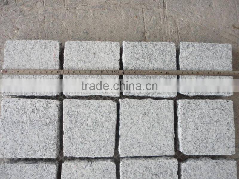 White Paving Stone White Granite Driveway Paving Stone Granite Mesh Paver
