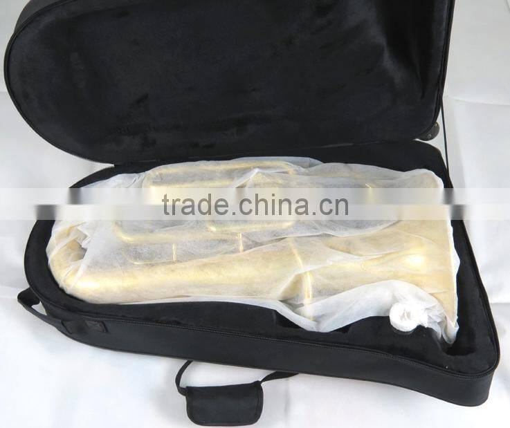 Gold lacquer cupronickel silde 4 -key piston valve Euphonium