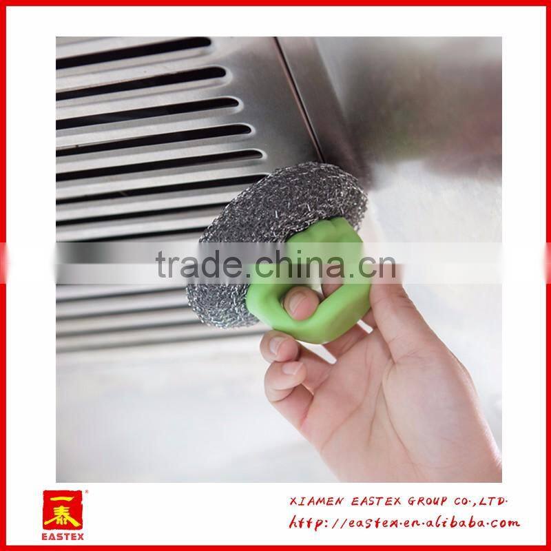 Plastic PP and steel wire made pan cleaning brush